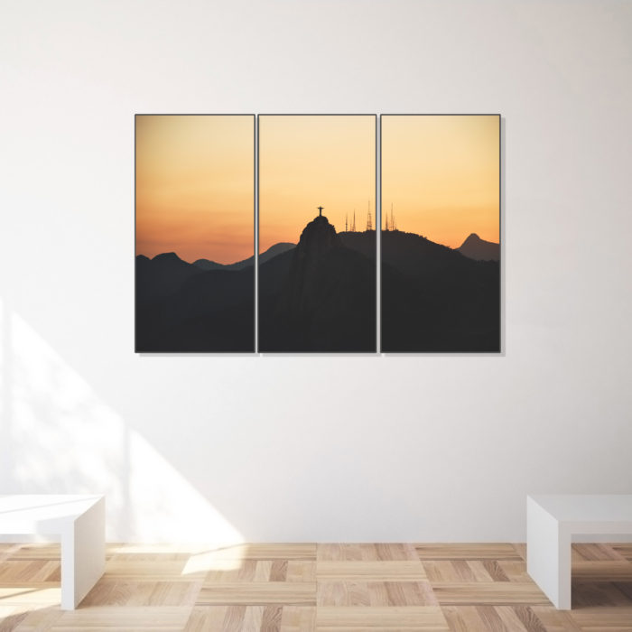 Quadro cidade maravilhosa, quadro corcovado, Quadro cristo redentor, seu quadro, fine art, quadro fine art, quadro de decoração, quadro para sala, quadro para casa, quadro para o quarto