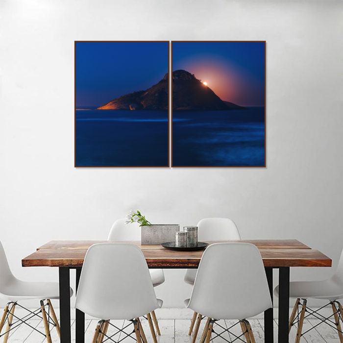 Quadro recreio dos bandeirantes, quadro lua cheia, praia da macumba, quadro Rio de Janeiro, seu quadro, fine art, quadro fine art, quadro de decoração, quadro para sala, quadro para casa, quadro para o quarto